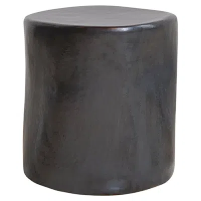 Pre-owned Project 213a Ceramic Side Table - Handmade - Artisanal - Sculptural - Custom Glaze - Black