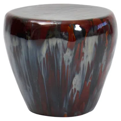 Pre-owned Project 213a Ceramic Side Table Medium - Burnt Toffee - Handmade - Artisanal - Sculptural In Black