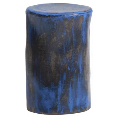 Pre-owned Project 213a Ceramic Side Table Small - Handmade - Artisanal - Sculptural - Custom Glaze In Purple