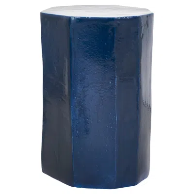 Pre-owned Project 213a Ceramic Side Table Tall - Geometric Shape In Purple