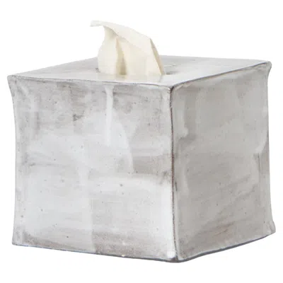 Pre-owned Project 213a Ceramic Tissue Box In Gray