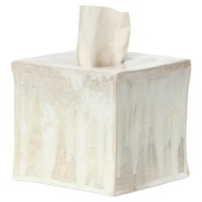 Pre-owned Project 213a Ceramic Tissue Box In Sand
