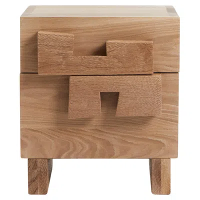 Pre-owned Project 213a Douro Bedside Table In Brown