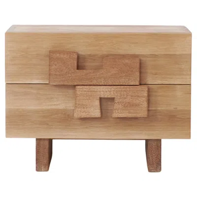 Pre-owned Project 213a Douro Bedside Table (large) In Brown