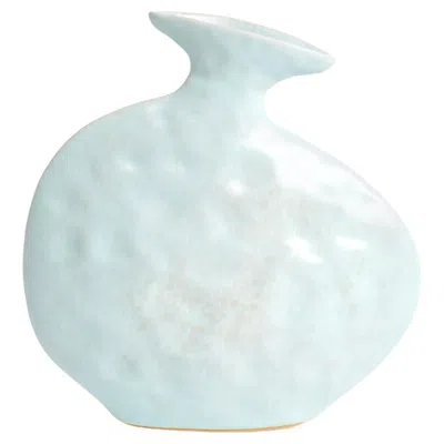 Pre-owned Project 213a Flat Vase Project By 213a - Baby Blue