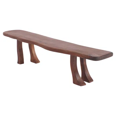 Pre-owned Project 213a Foot Bench In Walnut In Brown