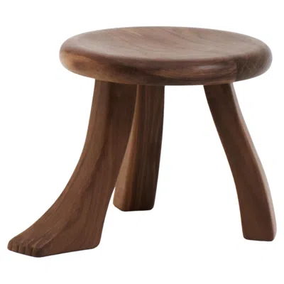 Pre-owned Project 213a Foot Stool In Walnut In Brown