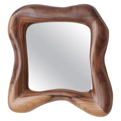 Pre-owned Project 213a Minho Mirror In Brown