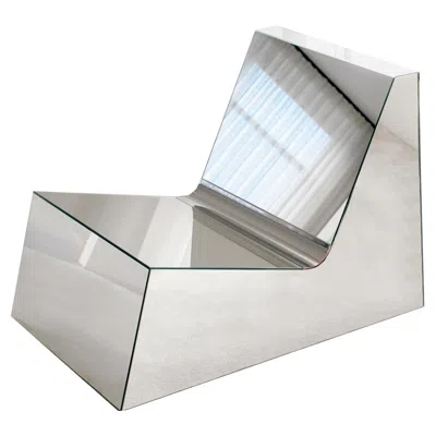 Pre-owned Project 213a Mirror Lounge Chair In Gray
