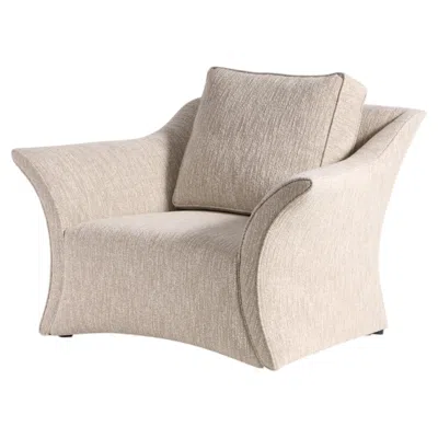 Pre-owned Project 213a Per�cia Lounge Chair - Oversized Sculptural Upholstered In Beige