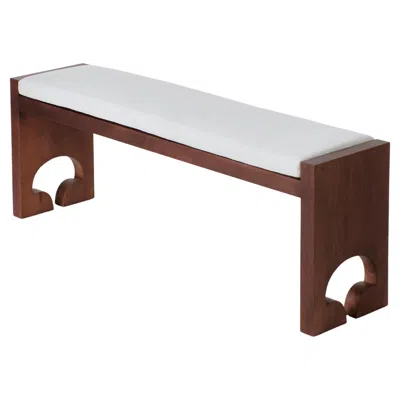 Pre-owned Project 213a Quinta Bench In Walnut In Brown
