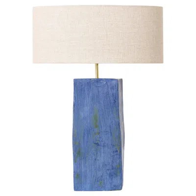 Pre-owned Project 213a Rectangular Ceramic Lamp In Sand