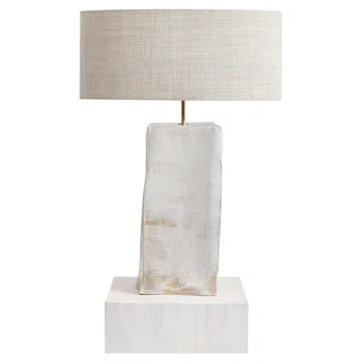 Pre-owned Project 213a Rectangular Ceramic Lamp In Transparent