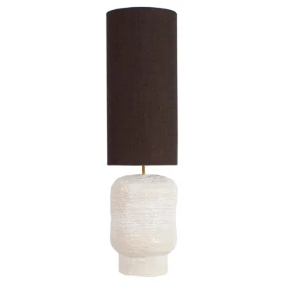 Pre-owned Project 213a Textured Ceramic Lamp In Black