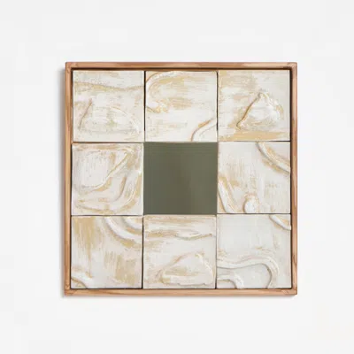 Pre-owned Project 213a Tiled Mirror In Brown