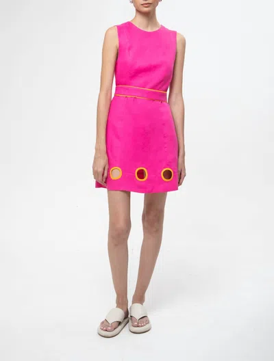 Project Adamo Manu Mini Dress In Fuchsia In Pink