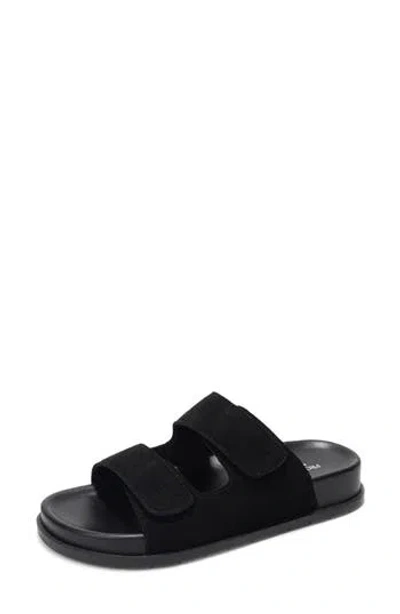 Project Cloud Aurelia Slide Sandal In Black