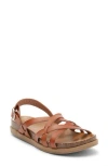 Project Cloud Leather Sandal In Brown
