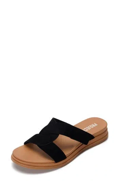 Project Cloud Nimble Slide Sandal In Black