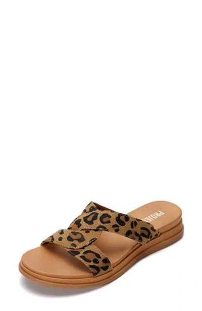 Project Cloud Nimble Slide Sandal In Brown