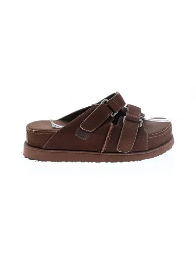 Pre-owned Project Cloud Sandals In Brown