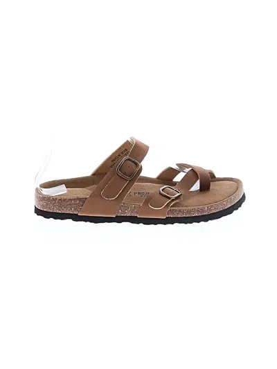 Pre-owned Project Cloud Sandals In Tan