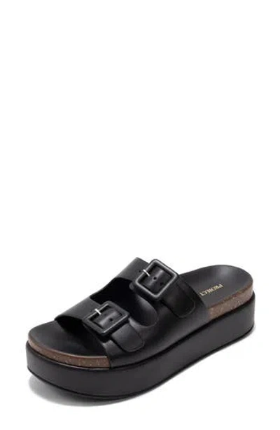 Project Cloud Skylar Slide Sandal In Black