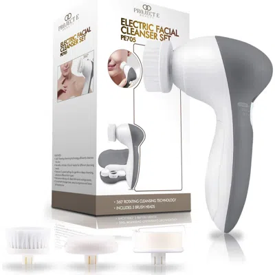 Project E Beauty Bora Electric Facial Cleanser Set In White