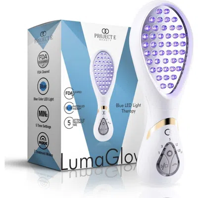 Project E Beauty Lumaglow Blue Led Light Therapy Wand In White
