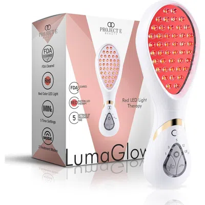 Project E Beauty Lumaglow Red Led Light Therapy Wand In White