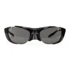 Project G/r Black Pierced Sunglasses In Black