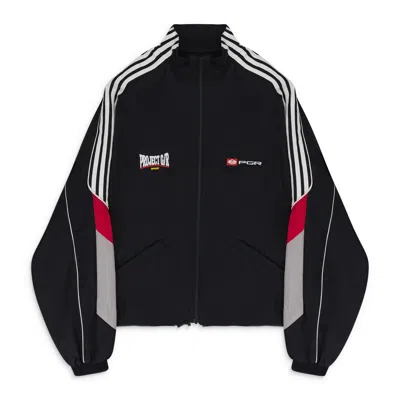 Project G/r Black Upside Down Track Jacket