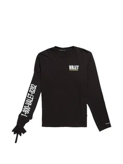 Project G/r Glove Long-sleeve T-shirt In Black