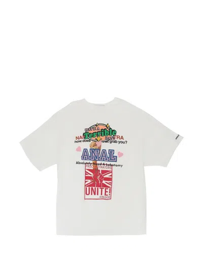 Project G/r Graphic-print T-shirt In White