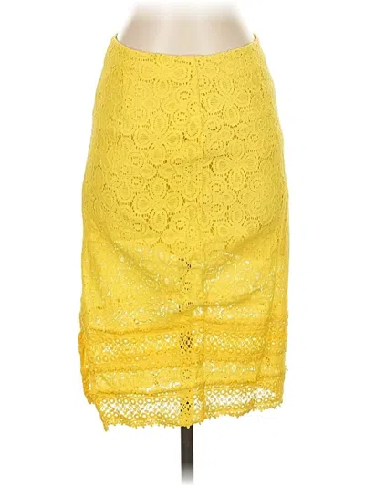 Pre-owned Project Runway Casual Skirt In Yellow
