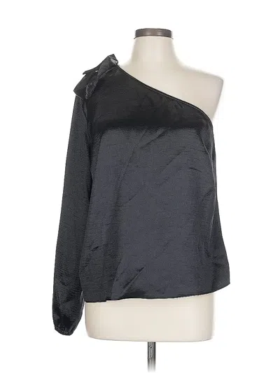 Project Runway Long Sleeve Blouse In Black