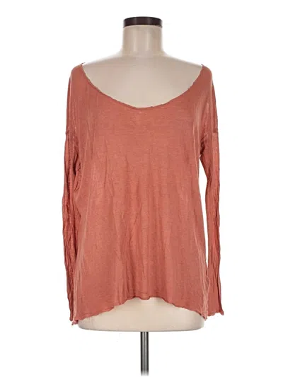Pre-owned Project Social T 3/4 Sleeve T-shirt In Brown