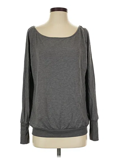 Pre-owned Project Social T 3/4 Sleeve T-shirt In Gray