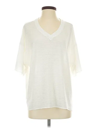 Pre-owned Project Social T 3/4 Sleeve T-shirt In White