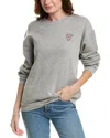Shop Project Social T Achy Breaky Embroidered Sweatshirt In Grey