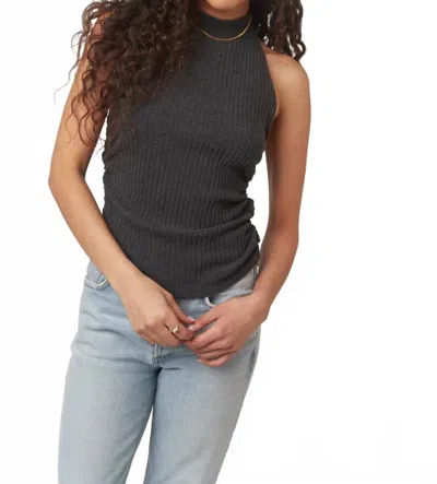Project Social T After The Rain Halter Top In Black