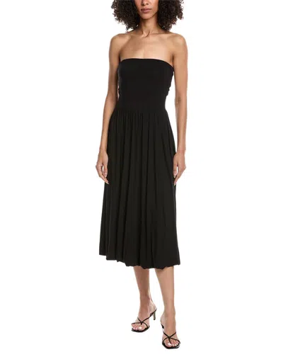 Project Social T All Nighter Strapless Bubble Midi Dress In Black