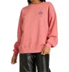 Project Social T All Seeing Eye Embroidered Oversized Sweatshirt In Pink