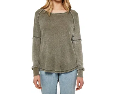 Project Social T Alright Now Burn Out Thermal Top In Sage Brush In Gray