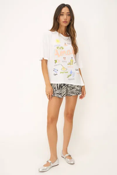Project Social T Amalfi Perfect Bf Tee In White