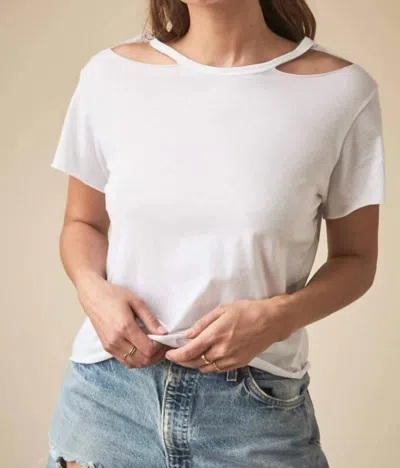 Project Social T Amas Cutout Tee In White