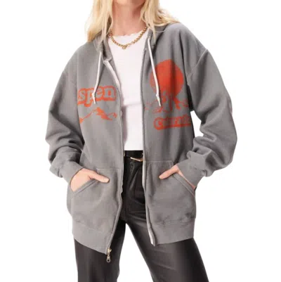 Project Social T Aspen Zip Hoodie In Nickel In Gray