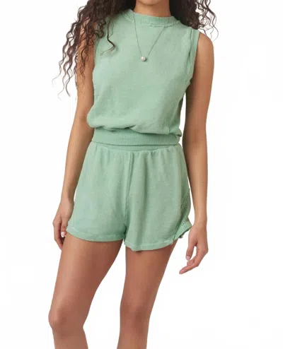 Project Social T Aster Seamed Tank Top In Mint Kiss In Green