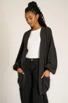 Project Social T Azalea Boyfriend Cardi In Black