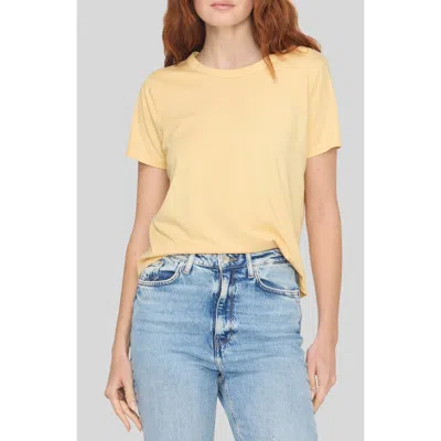 Project Social T Baker Crewneck T-shirt In Yellow